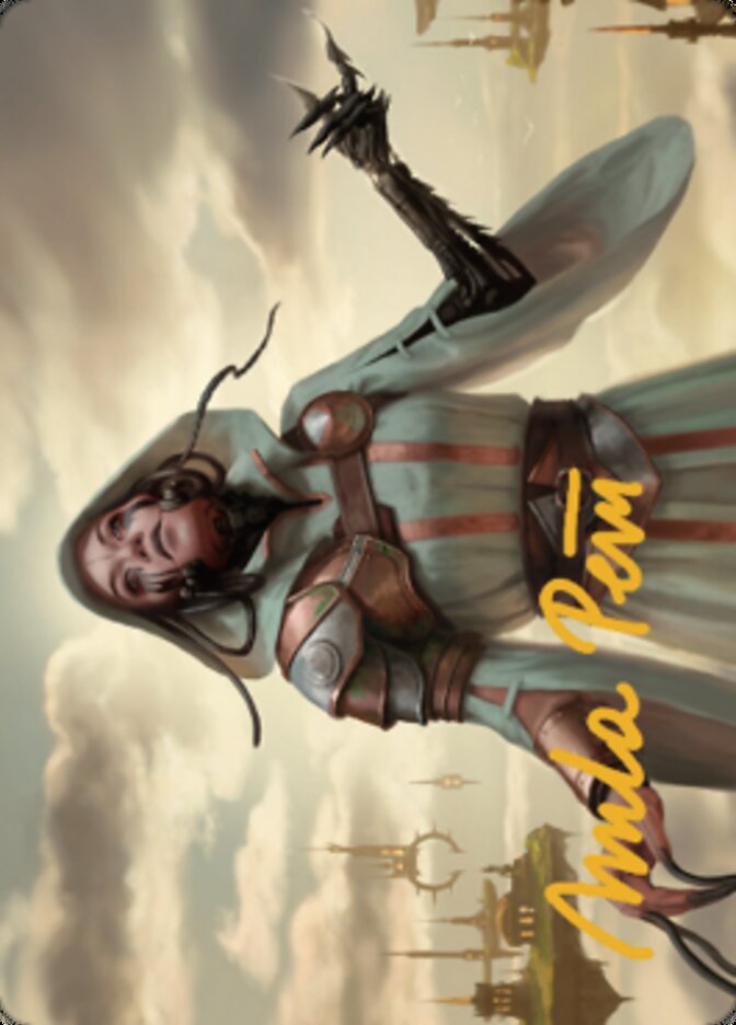 Phyrexian Missionary Art Card (Gold-Stamped Signature) [Dominaria United Art Series] | Clutch Gaming