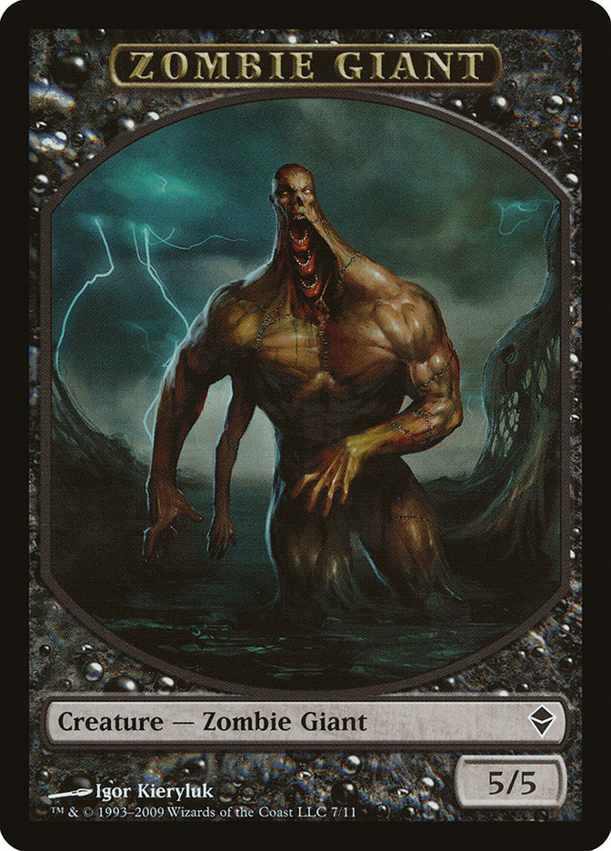 Zombie Giant Token [Zendikar Tokens] | Clutch Gaming