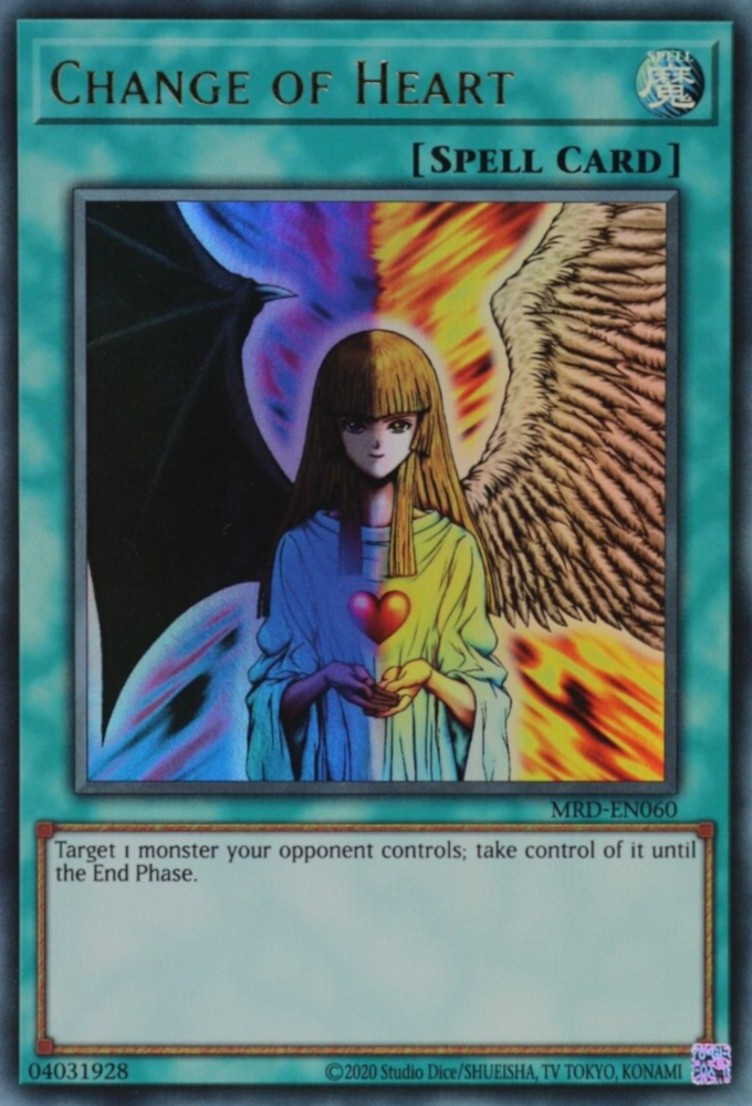 Change of Heart (25th Anniversary) [MRD-EN060] Ultra Rare | Clutch Gaming