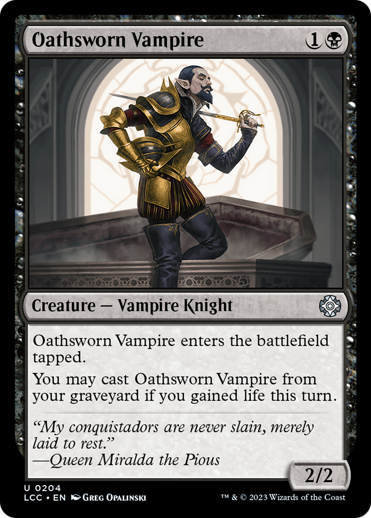 Oathsworn Vampire [The Lost Caverns of Ixalan Commander] | Clutch Gaming