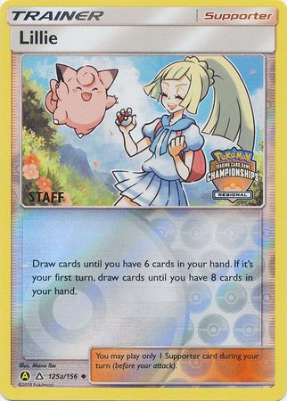 Lillie (125a/156) (Regional Promo Staff) [Sun & Moon: Ultra Prism] | Clutch Gaming