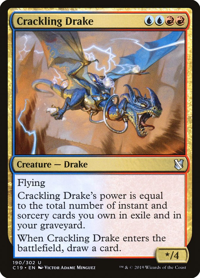 Crackling Drake [Commander 2019] | Clutch Gaming