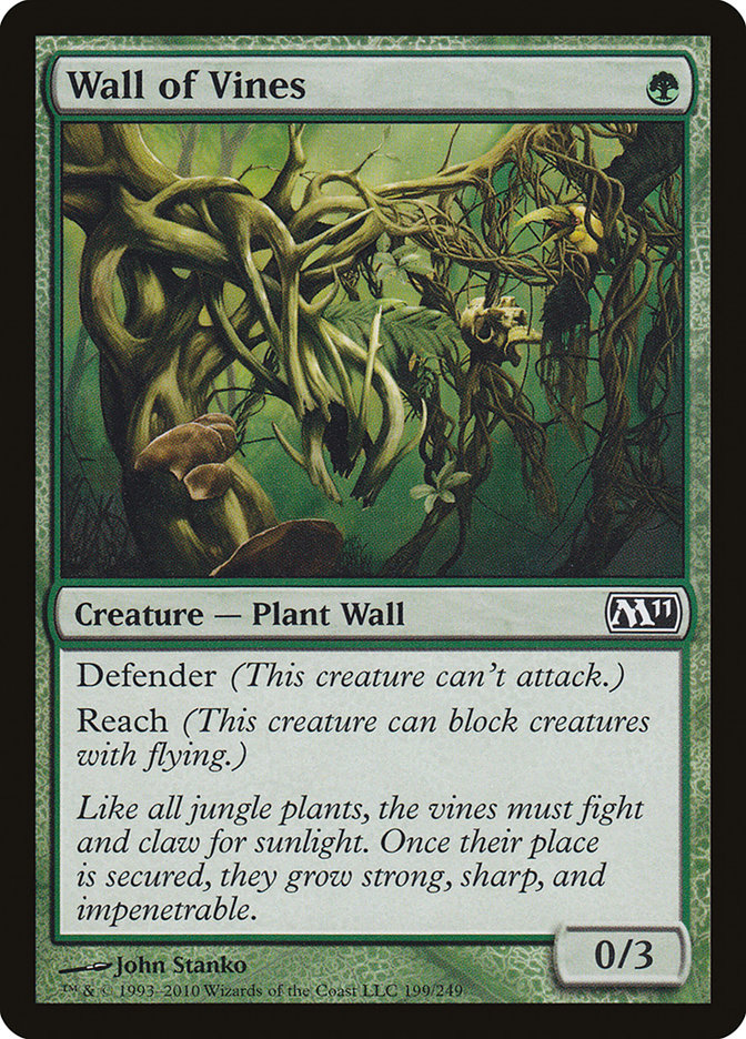 Wall of Vines [Magic 2011] | Clutch Gaming