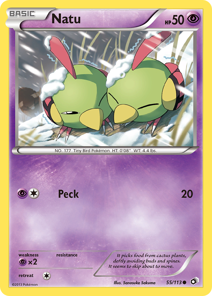 Natu (55/113) [Black & White: Legendary Treasures] | Clutch Gaming