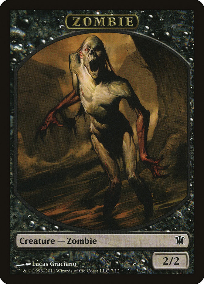 Zombie Token (7/12) [Innistrad Tokens] | Clutch Gaming