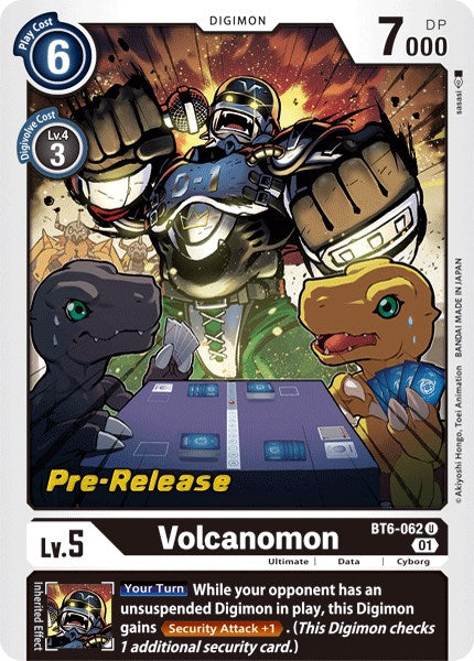 Volcanomon [BT6-062] [Double Diamond Pre-Release Cards] | Clutch Gaming