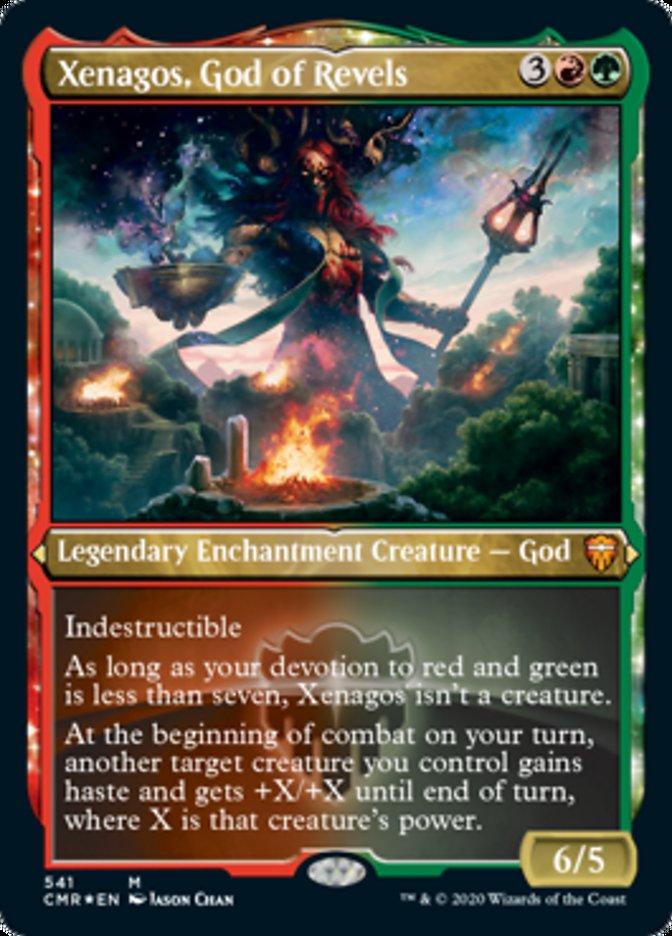 Xenagos, God of Revels (Etched) [Commander Legends] | Clutch Gaming