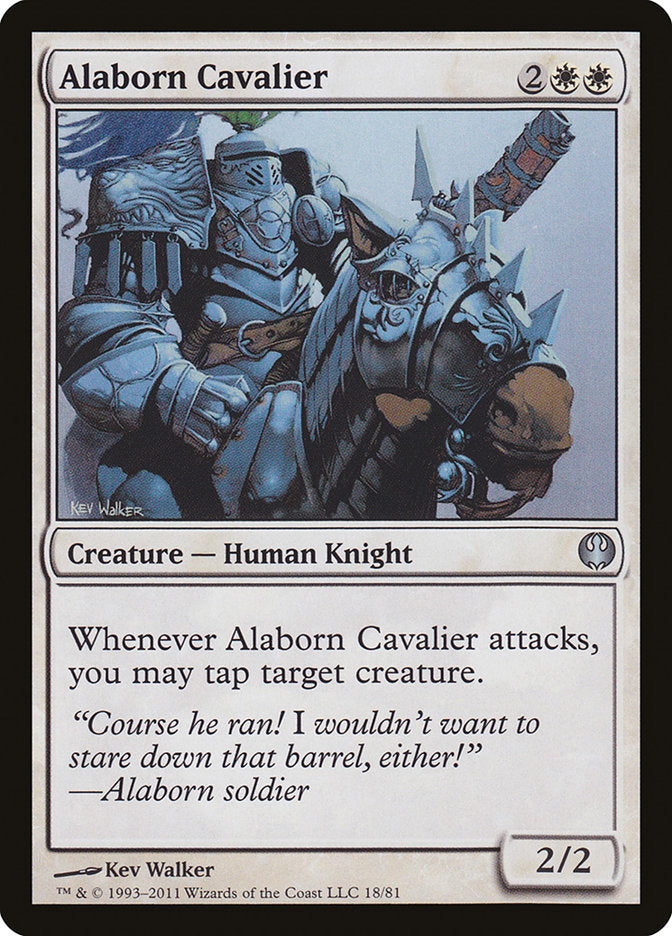 Alaborn Cavalier [Duel Decks: Knights vs. Dragons] | Clutch Gaming