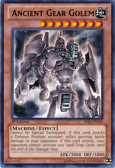 Ancient Gear Golem [BP02-EN035] Rare | Clutch Gaming