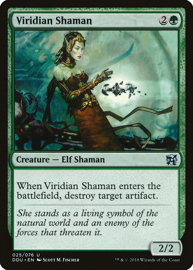 Viridian Shaman [Duel Decks: Elves vs. Inventors] | Clutch Gaming