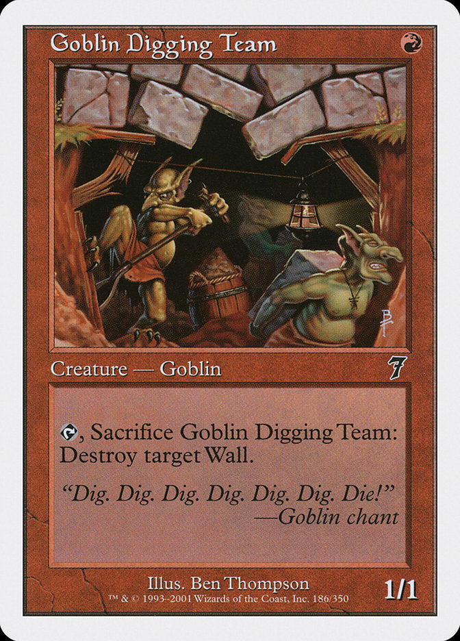 Goblin Digging Team [Seventh Edition] | Clutch Gaming