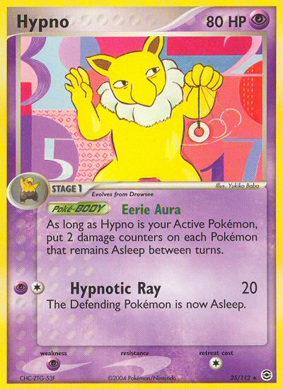 Hypno (25/112) [EX: FireRed & LeafGreen] | Clutch Gaming