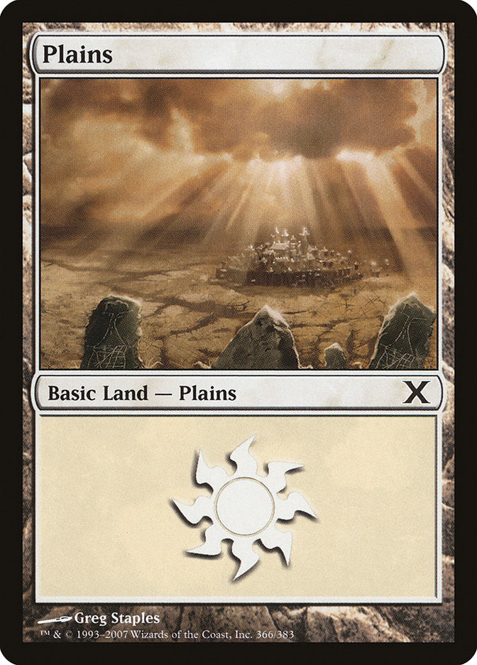 Plains (366) [Tenth Edition] | Clutch Gaming