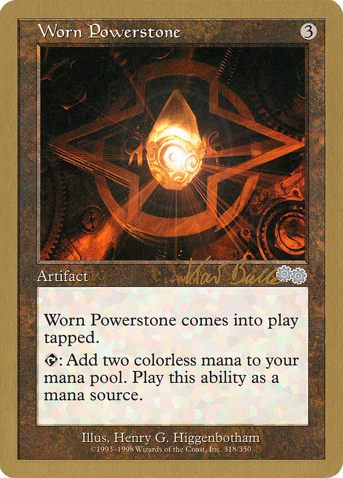 Worn Powerstone (Kai Budde) [World Championship Decks 1999] | Clutch Gaming