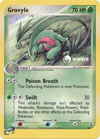 Grovyle (004) (Jumbo Card) [Nintendo: Black Star Promos] | Clutch Gaming