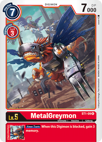 MetalGreymon [ST1-09] [Starter Deck: Gaia Red] | Clutch Gaming