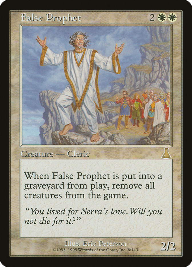 False Prophet [Urza's Destiny] | Clutch Gaming