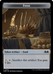 Faerie // Food (0010) Double-Sided Token [Wilds of Eldraine Tokens] | Clutch Gaming