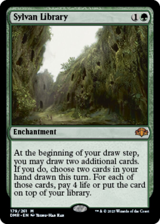 Sylvan Library [Dominaria Remastered] | Clutch Gaming