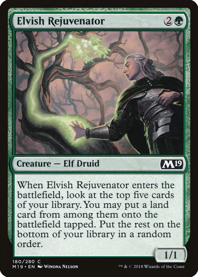 Elvish Rejuvenator [Core Set 2019] | Clutch Gaming