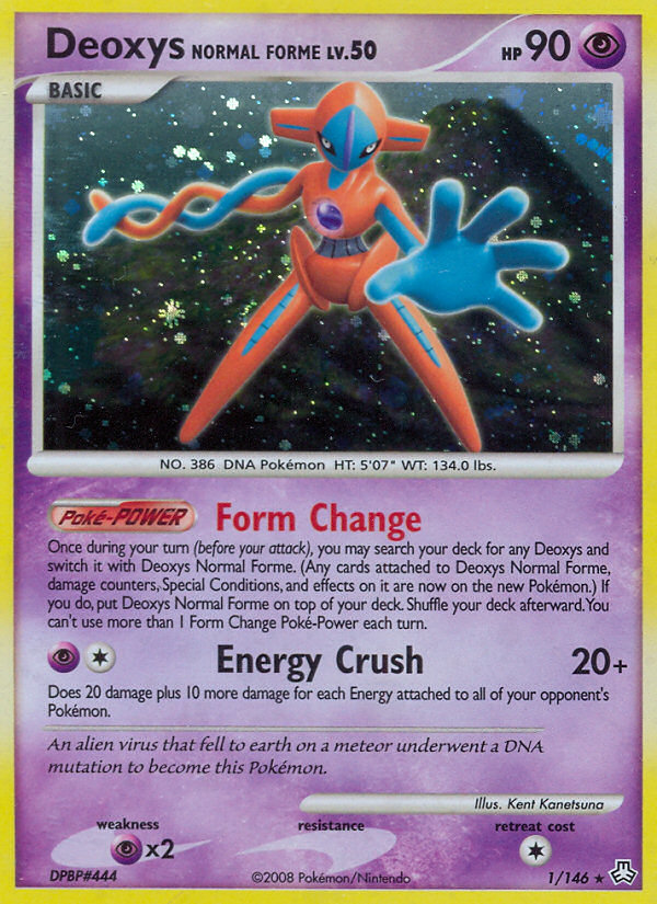 Deoxys Normal Forme (1/146) [Diamond & Pearl: Legends Awakened] | Clutch Gaming