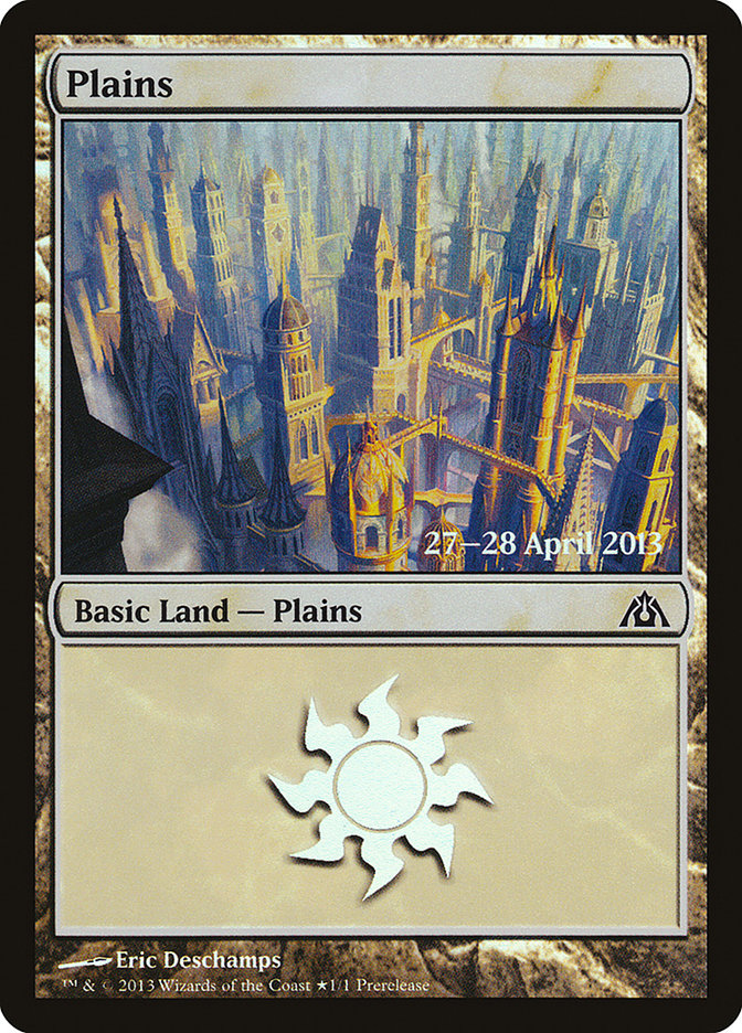 Plains (157) [Dragon's Maze Prerelease Promos] | Clutch Gaming