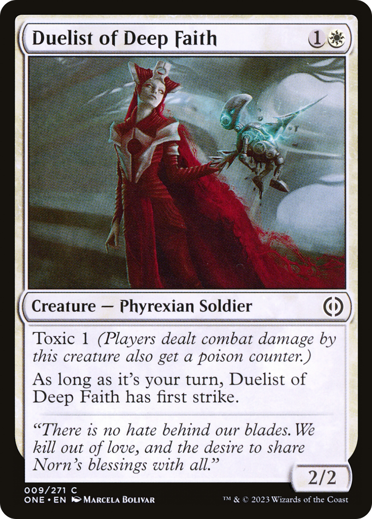 Duelist of Deep Faith [Phyrexia: All Will Be One] | Clutch Gaming