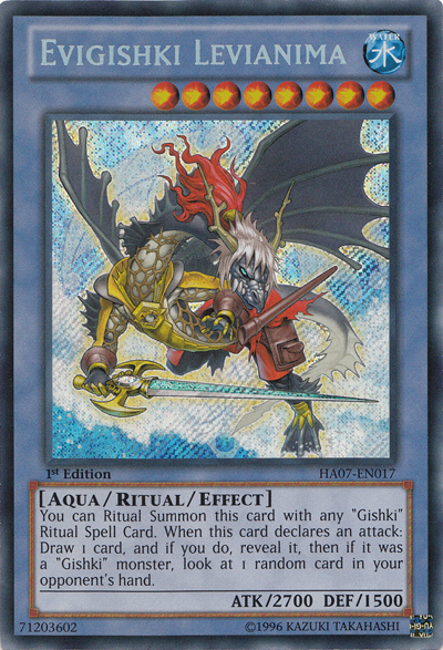 Evigishki Levianima [HA07-EN017] Secret Rare | Clutch Gaming