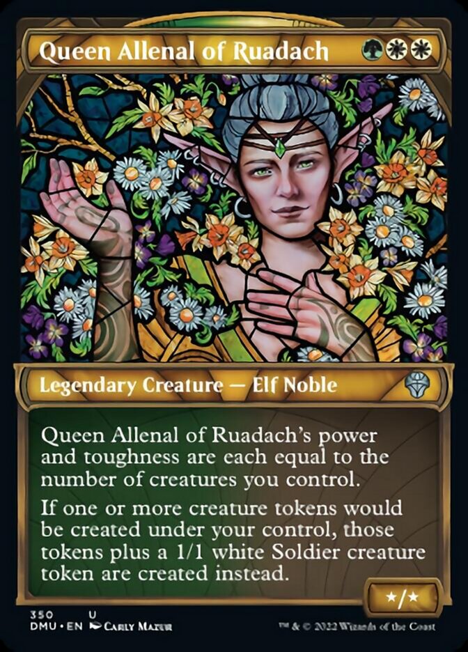 Queen Allenal of Ruadach (Showcase Textured) [Dominaria United] | Clutch Gaming