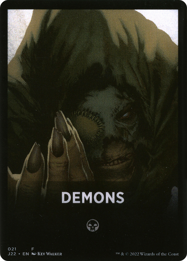 Demons Theme Card [Jumpstart 2022 Front Cards] | Clutch Gaming