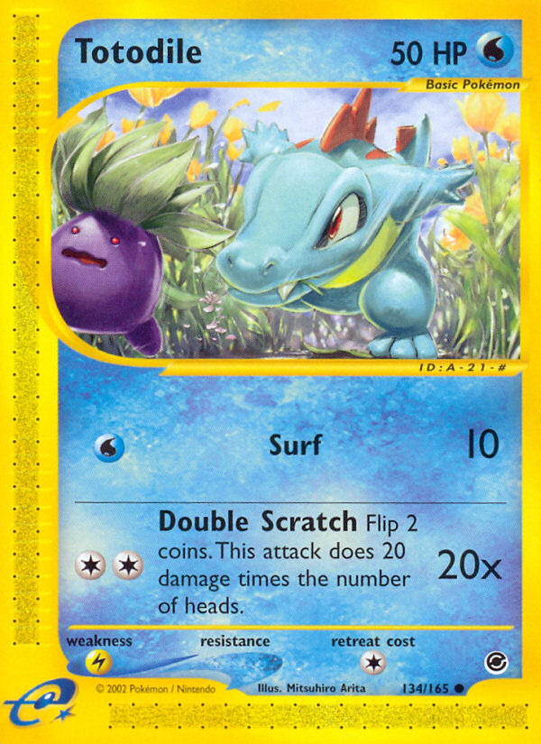 Totodile (134/165) [Expedition: Base Set] | Clutch Gaming