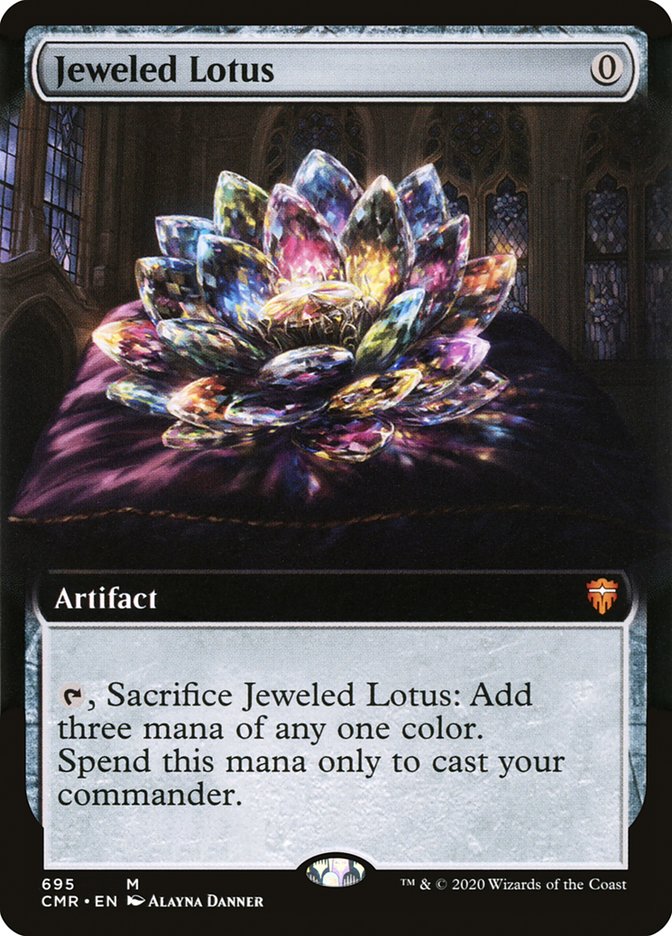 Jeweled Lotus (Extended Art) [Commander Legends] | Clutch Gaming