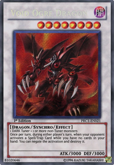 Void Ogre Dragon [PRC1-EN021] Secret Rare | Clutch Gaming