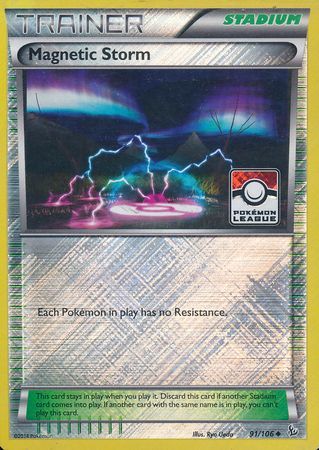 Magnetic Storm (91/106) (League Promo) [XY: Flashfire] | Clutch Gaming