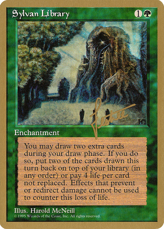 Sylvan Library (Bertrand Lestree) [Pro Tour Collector Set] | Clutch Gaming