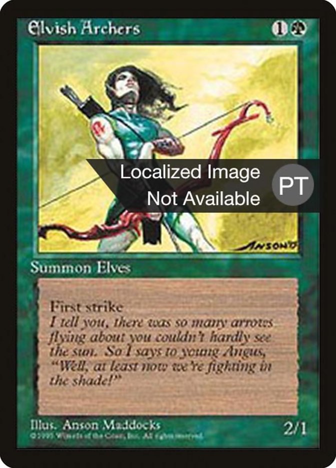 Elvish Archers [Fourth Edition (Foreign Black Border)] | Clutch Gaming