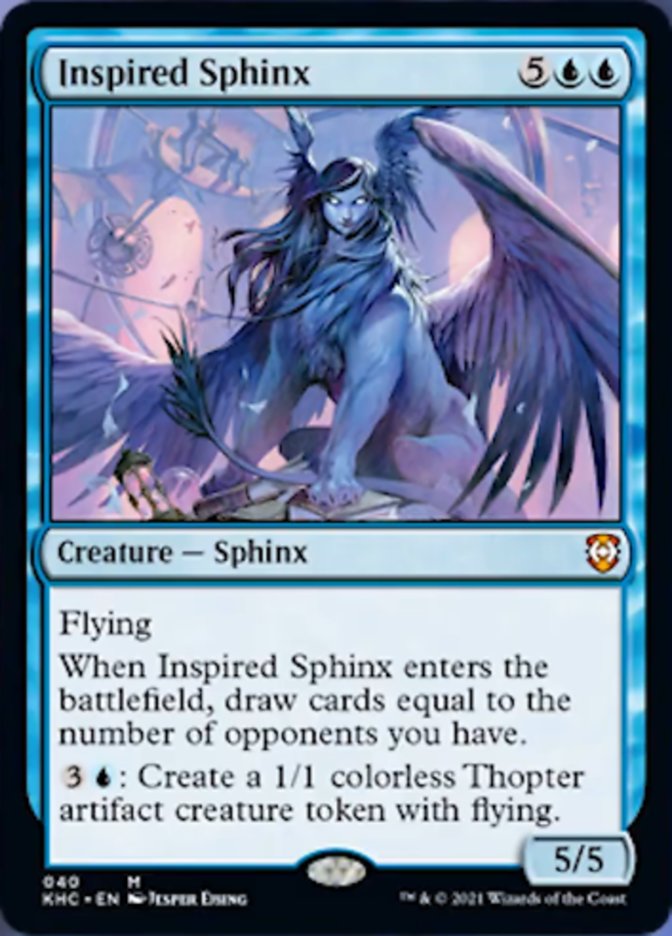 Inspired Sphinx [Kaldheim Commander] | Clutch Gaming