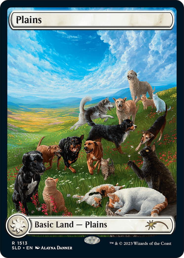 Plains (1513) [Secret Lair Commander Deck: Raining Cats and Dogs] | Clutch Gaming