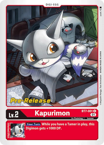 Kapurimon [BT7-001] [Next Adventure Pre-Release Cards] | Clutch Gaming