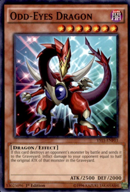 Odd-Eyes Dragon [YS15-ENF03] Shatterfoil Rare | Clutch Gaming