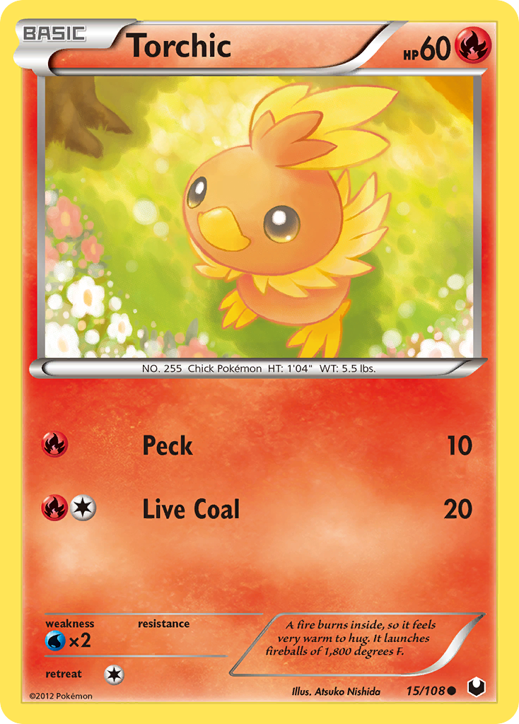 Torchic (15/108) [Black & White: Dark Explorers] | Clutch Gaming