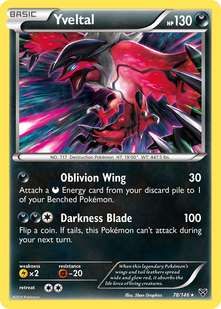 Yveltal (78/146) (Theme Deck Exclusive) [XY: Base Set] | Clutch Gaming