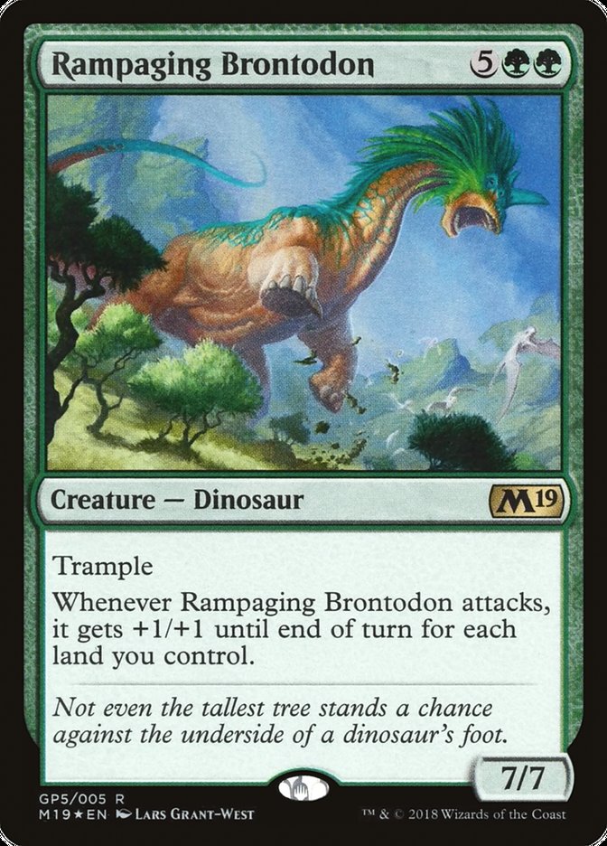 Rampaging Brontodon [Magic 2019 Gift Pack] | Clutch Gaming