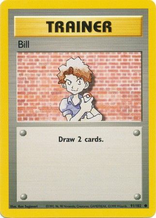 Bill (91/102) [Base Set Unlimited] | Clutch Gaming