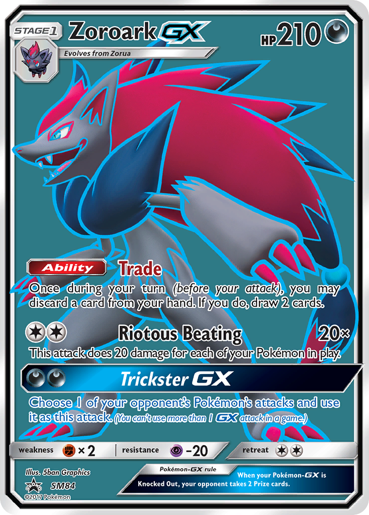 Zoroark GX (SM84) [Sun & Moon: Black Star Promos] | Clutch Gaming