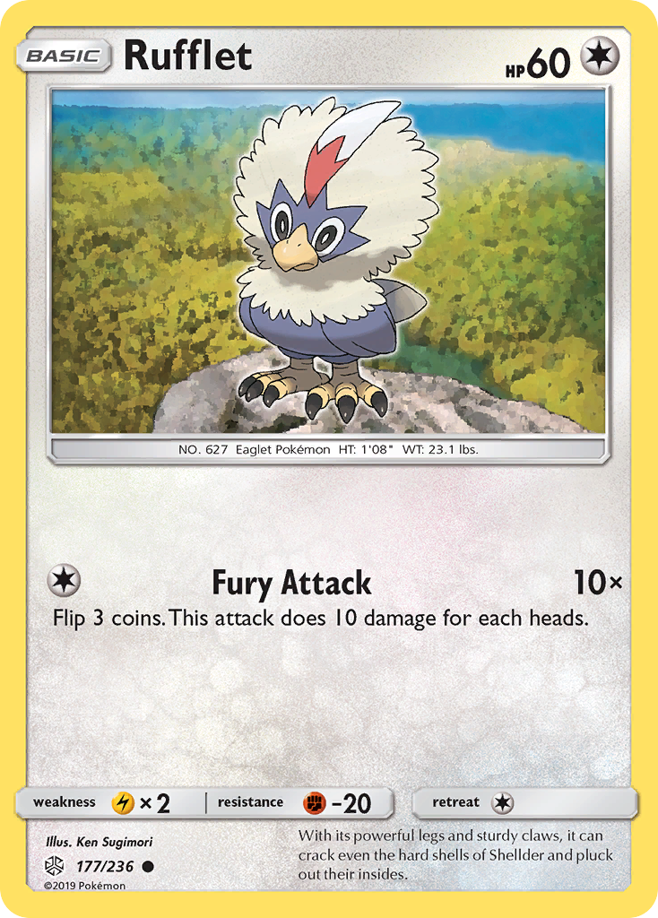 Rufflet (177/236) [Sun & Moon: Cosmic Eclipse] | Clutch Gaming