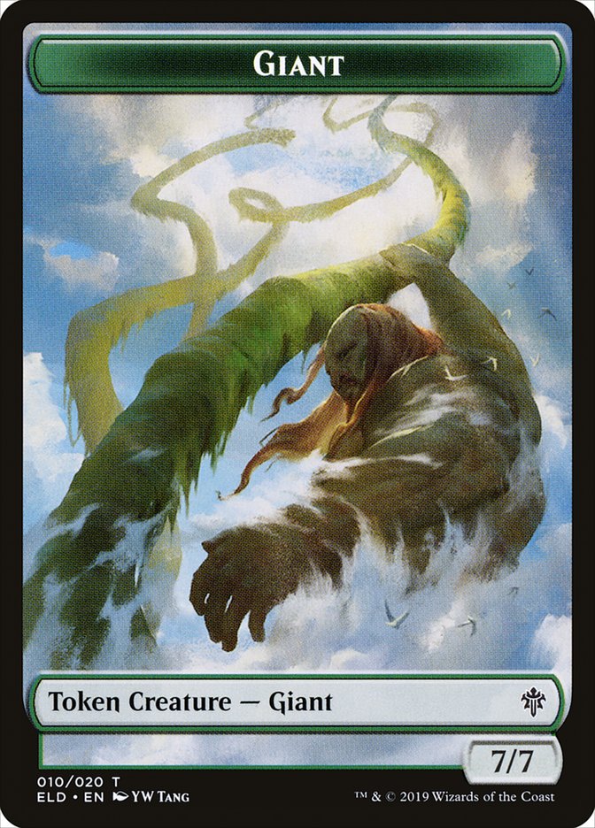 Giant Token [Throne of Eldraine Tokens] | Clutch Gaming