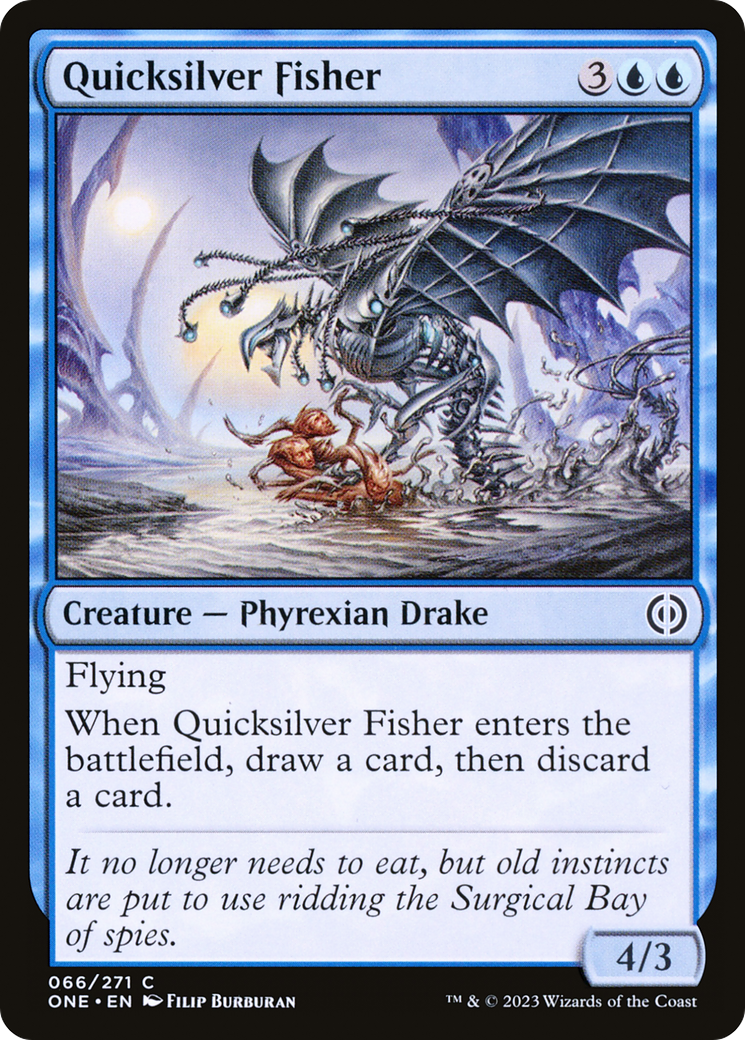 Quicksilver Fisher [Phyrexia: All Will Be One] | Clutch Gaming