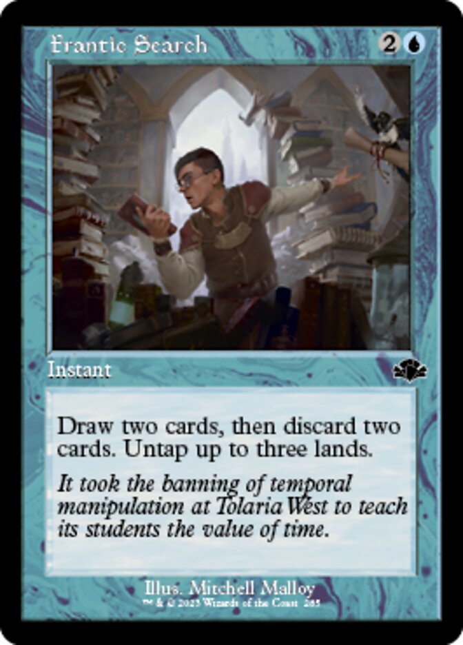Frantic Search (Retro) [Dominaria Remastered] | Clutch Gaming