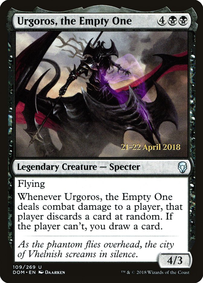 Urgoros, the Empty One [Dominaria Prerelease Promos] | Clutch Gaming